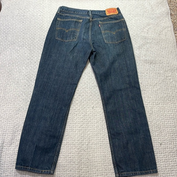 Mens Levi’s 514 Slim Straight Fit Jeans Size 36x32 - Picture 3 of 12